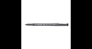 Fineliner staedtler pigment 308 0.1mm zwart | 10 stuks