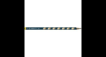 STABILO EASYgraph S, ergonomisch grafietpotlood, linkshandig, petrol gelakt, dunne 2.2 mm kern, per stuk
