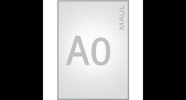 MAUL clicklijst standaard, lijst 25mm A0, zilverkleurig posterframe