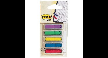 Post-it Index pijltjes, blister met 5 kleuren, 24 blaadjes per kleur