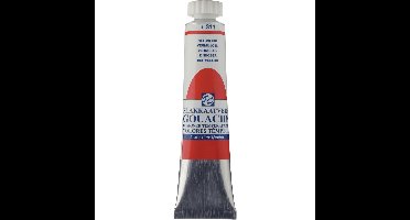 Talens plakkaatverf Extra Fijn tube van 20 ml, vermiljoen