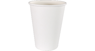 Koffiebeker | Karton + PE | 400ml | 12oz | 110mm | wit | 1000 stuks