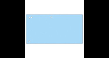 OFFICE products verdeelstroken, 240 x 105 mm, pak van 100 stuks, blauw