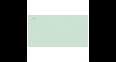 OFFICE products verdeelstroken, 240 x 105 mm, pak van 100 stuks, groen
