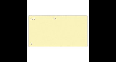 OFFICE products verdeelstroken, 240 x 105 mm, pak van 100 stuks, geel