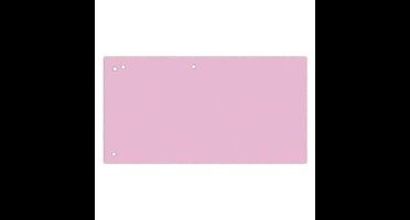 OFFICE products verdeelstroken, 240 x 105 mm, pak van 100 stuks, roze