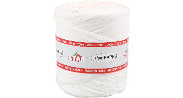 Raffia | 15mm | 200m | wit
