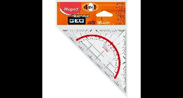 Geodriehoek maped technic 16cm | 10 stuks