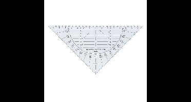 Geodriehoek aristo 1550 160mm flexibel onbreekbaar