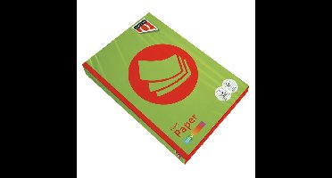 Kopieerpapier quantore colour a4 120gr helgroen