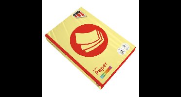 Kopieerpapier quantore colour a4 120gr geel