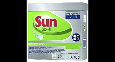 Vaatwastabletten sun all-in-one eco 100 stuks