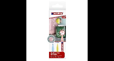 Paintmarker edding 751 oliebasis 1-2mm pa ass 3st