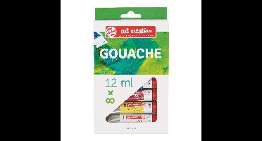 Gouache talens art creation set 8 kleuren