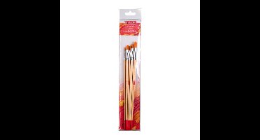 Penseel talens art creation filament rnd plat 5st | 5 stuks