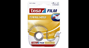 Tape tesafilm dubbelz 12mmx7.5m tr met dispenser | 10 stuks