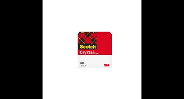 Plakband scotch crystal 600 19mmx33m transparant | 12 stuks