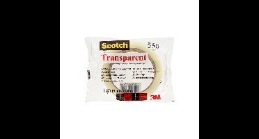 Plakband scotch 550 19mmx66m transparant | 8 stuks