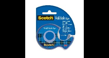 Plakband scotch 19mmx16.5m wall safe + handdisp