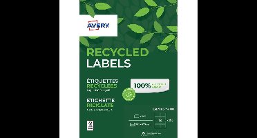 Etiket avery lr7165-100 99.1x67.7mm wit 800stuks