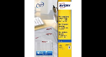 Etiket avery j8551-25 38.1x21.2mm tr 1625st