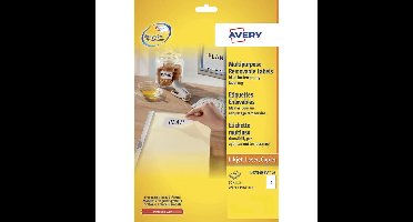 Etiket avery l4734rev 199.3x143.5mm wit 50stuk