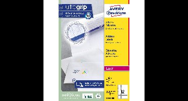 Etiket avery l7164 63.5x72mm wit 1200stuks