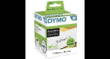 Etiket dymo labelwriter adressering 28x89 2st wit | 6 stuks