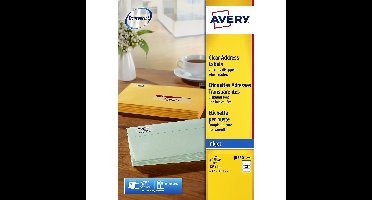 Etiket avery j8560-25 63.5x38.1mm tr 525st