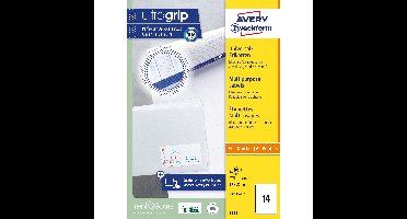 Etiket avery 3678 97x37mm wit 1400st | 5 stuks
