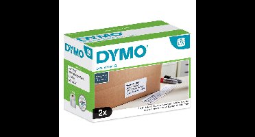 Etiket Dymo LabelWriter 5XL verzendlabel 59x102mm 2 rollen á 575 stu..