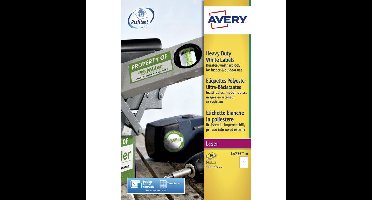 Etiket avery l4775-20 210x297mm wit 20stuks