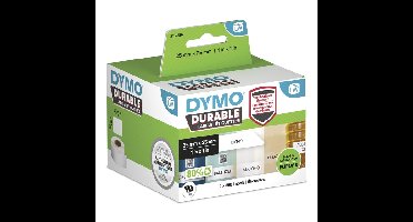 Etiket dymo labelwriter industrieel 25x25 2st wit