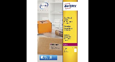 Etiket avery l7567-25 210x297mm tr 25st