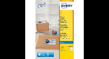 Etiket avery j8168-25 199.6x143.5mm wit 50st
