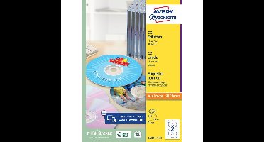 Etiket avery l6043-100 cd wit 200st