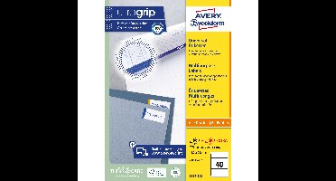 Etiket avery 3657 48.5x25.4mm wit 8000st