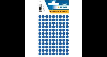 Etiket herma 1833 rond 8mm donkerblauw 540st | 10 stuks