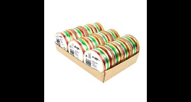 Sierlint ig glitter/pearlized 6x5m | 12 stuks