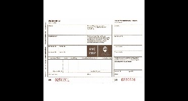 Vrachtbrief iezzy bva 1001 19x12cm 3voud