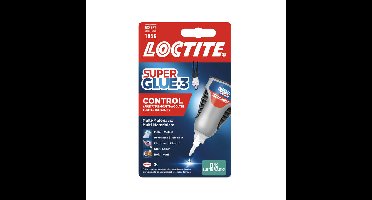 Secondelijm loctite control tube 3 gram op blister | 12 stuks