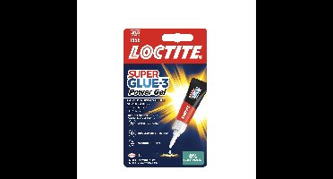 Secondelijm loctite powerflex gel tube 3gr blister