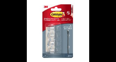 Kabelklem command rond incl strips tr 4st