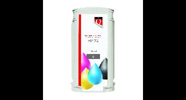 Inktcartridge quantore hp 72 c9374a grijs | 12 stuks