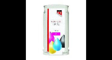 Inktcartridge quantore hp 72 c9372a rood