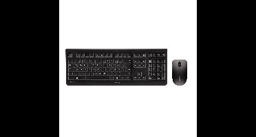 CHERRY DW 3000 toetsenbord Inclusief muis RF Draadloos Spaans Zwart