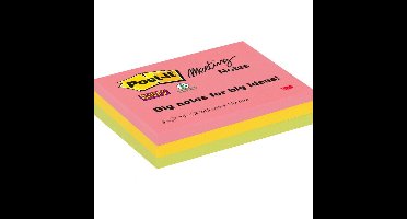 3M 86456SSEU zelfklevend notitiepapier Rechthoek Meerkleurig 70 vel Zelfplakkend