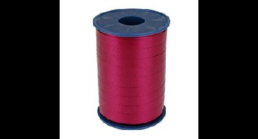 Krullint 10mm x 250 meter kleur rood bordeaux 018