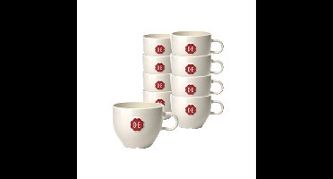 Kopje douwe egberts cappuccino 180ml wit