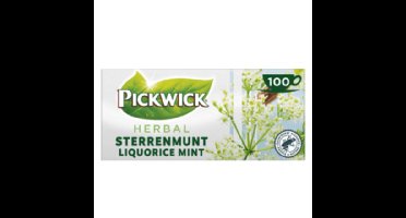 Thee pickwick sterrenmunt 100x2gr met envelop | 6 stuks